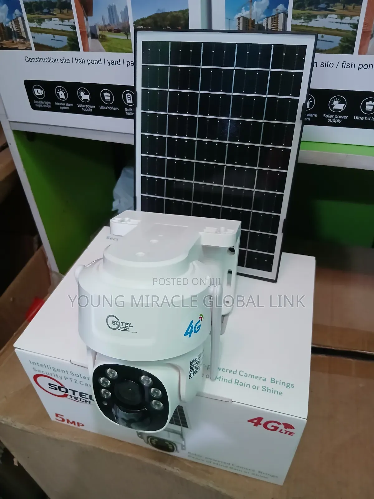 V380pro Single Lens 4g Solar Camera