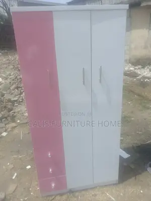 6ft X 3ft Wardrobe (White and Pink Color)