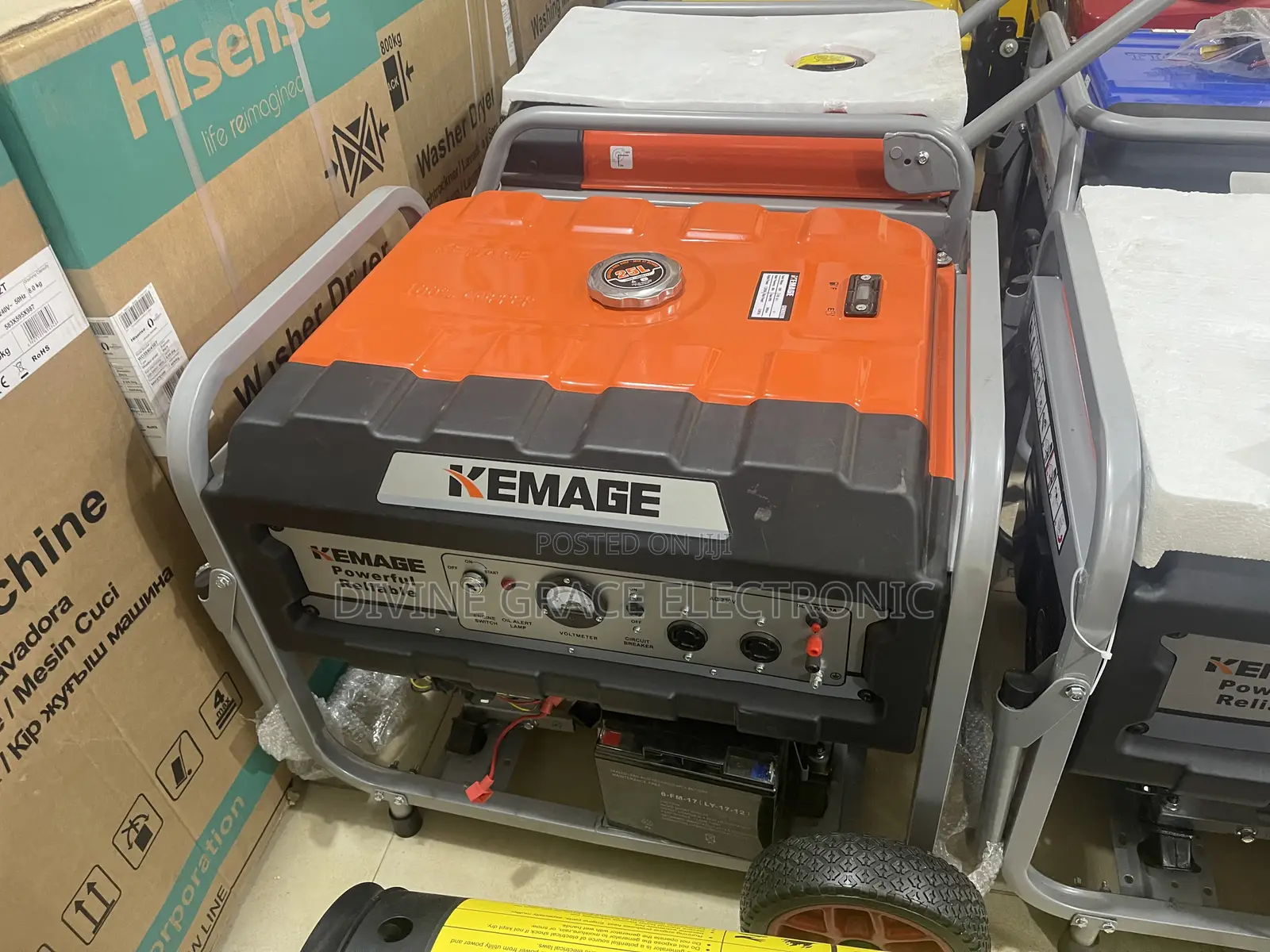 Factory Fresh Zero Usage 13kva Kemage Petrol Generator
