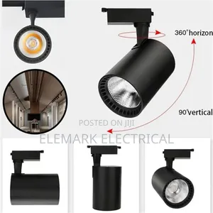 Set Led Track Lighting Rail Lamps 40/60/80/20watts