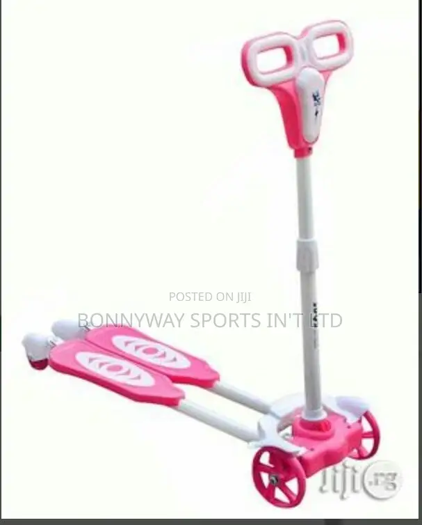 Children Riding Scooters