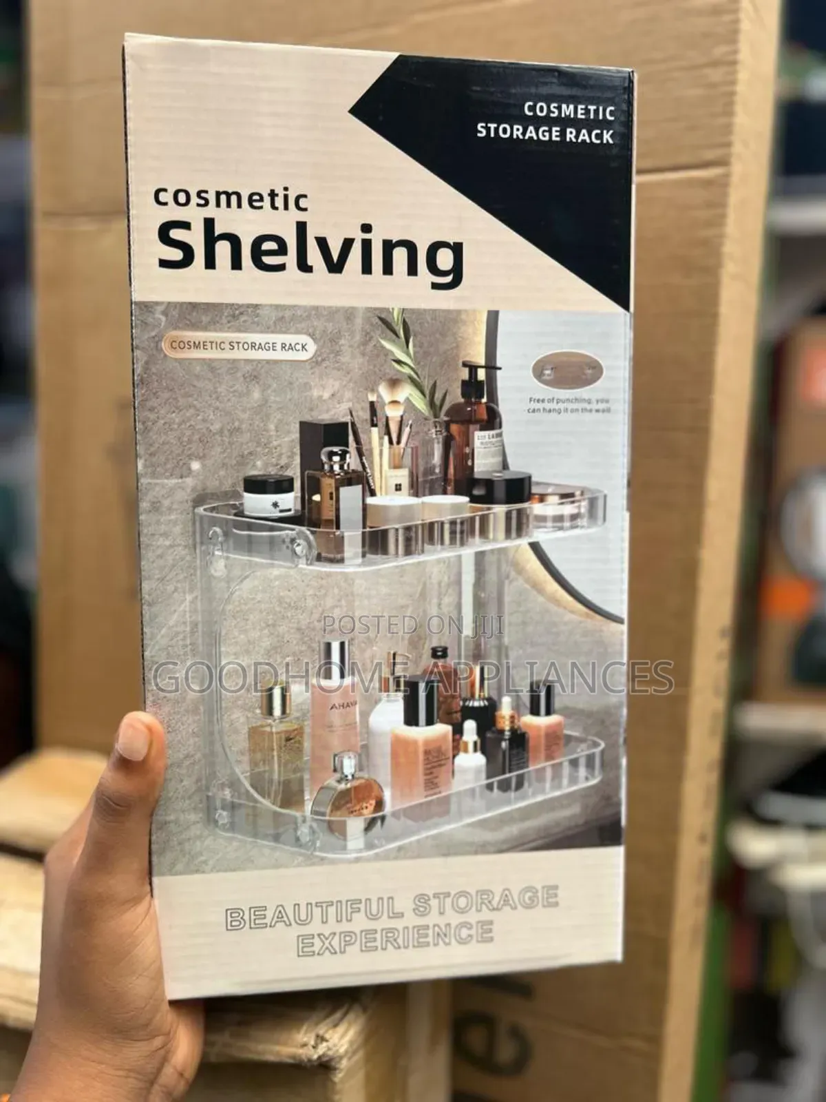 Cosmetics Shelving Rack