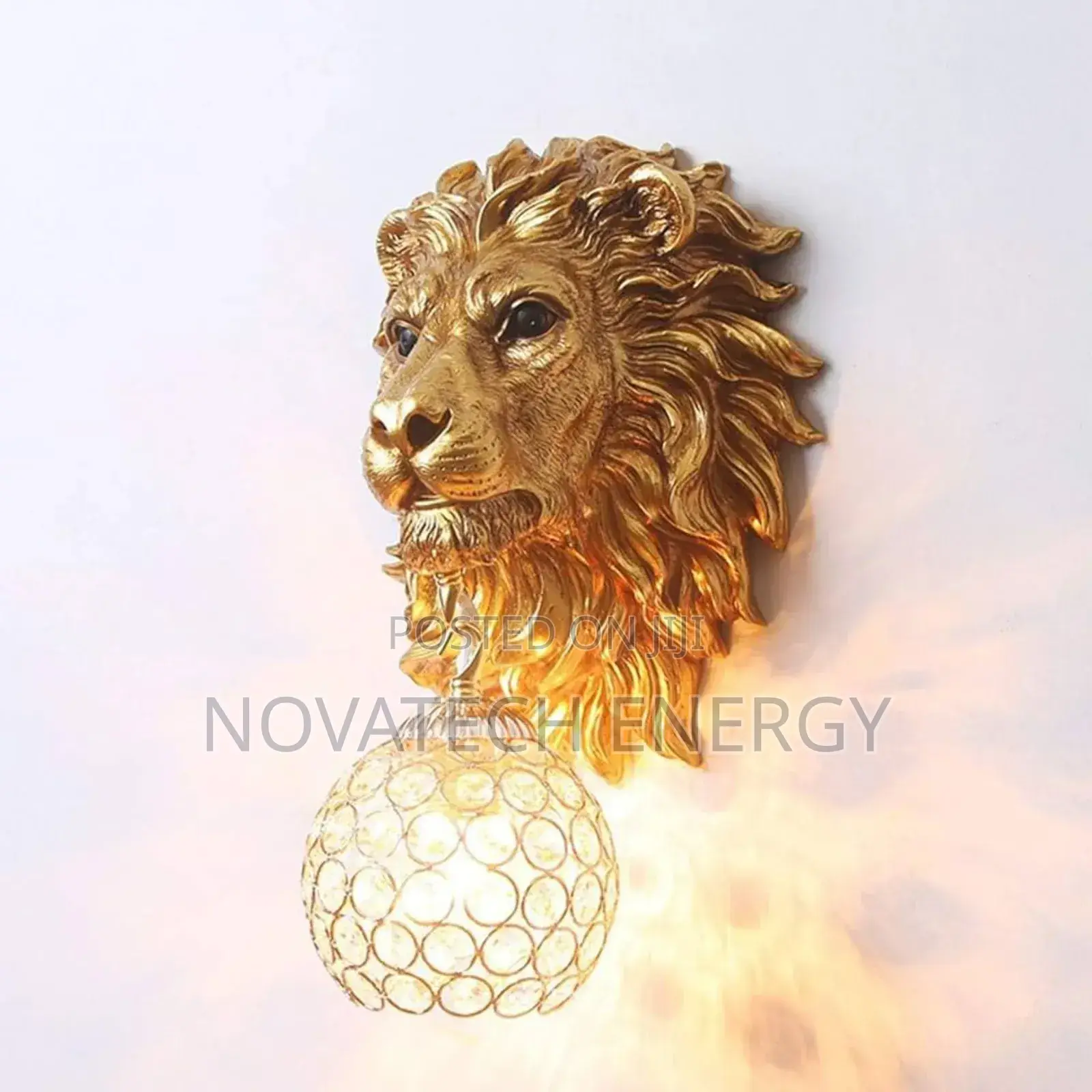 Lion Head Wall Bracket Light