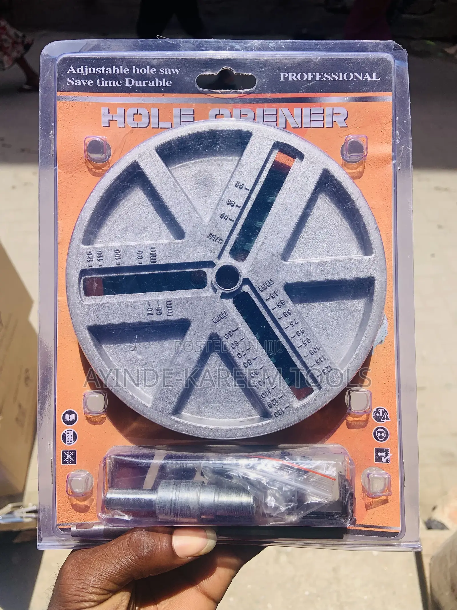 Adjustable Hole Saw (Diameter :45 — 130mm)