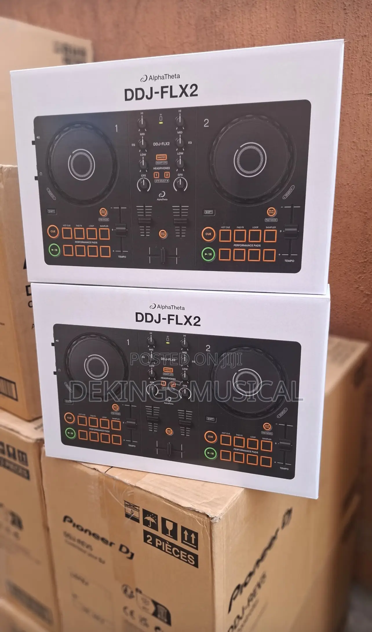 Alphatheta DDJ-Flx2 Compact Dj Controller Turntable
