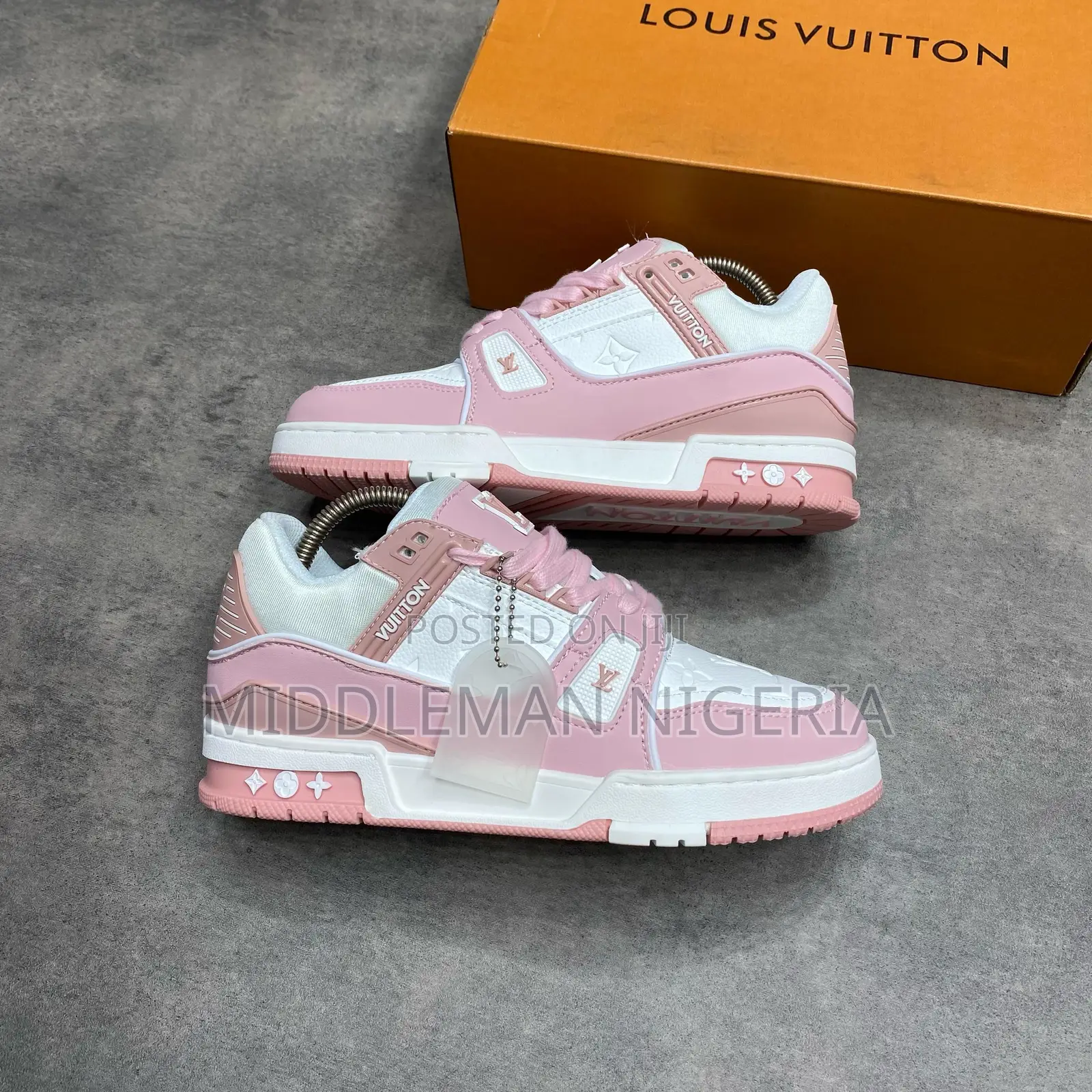 Louis Vuitton Trainers Rose Sneakers