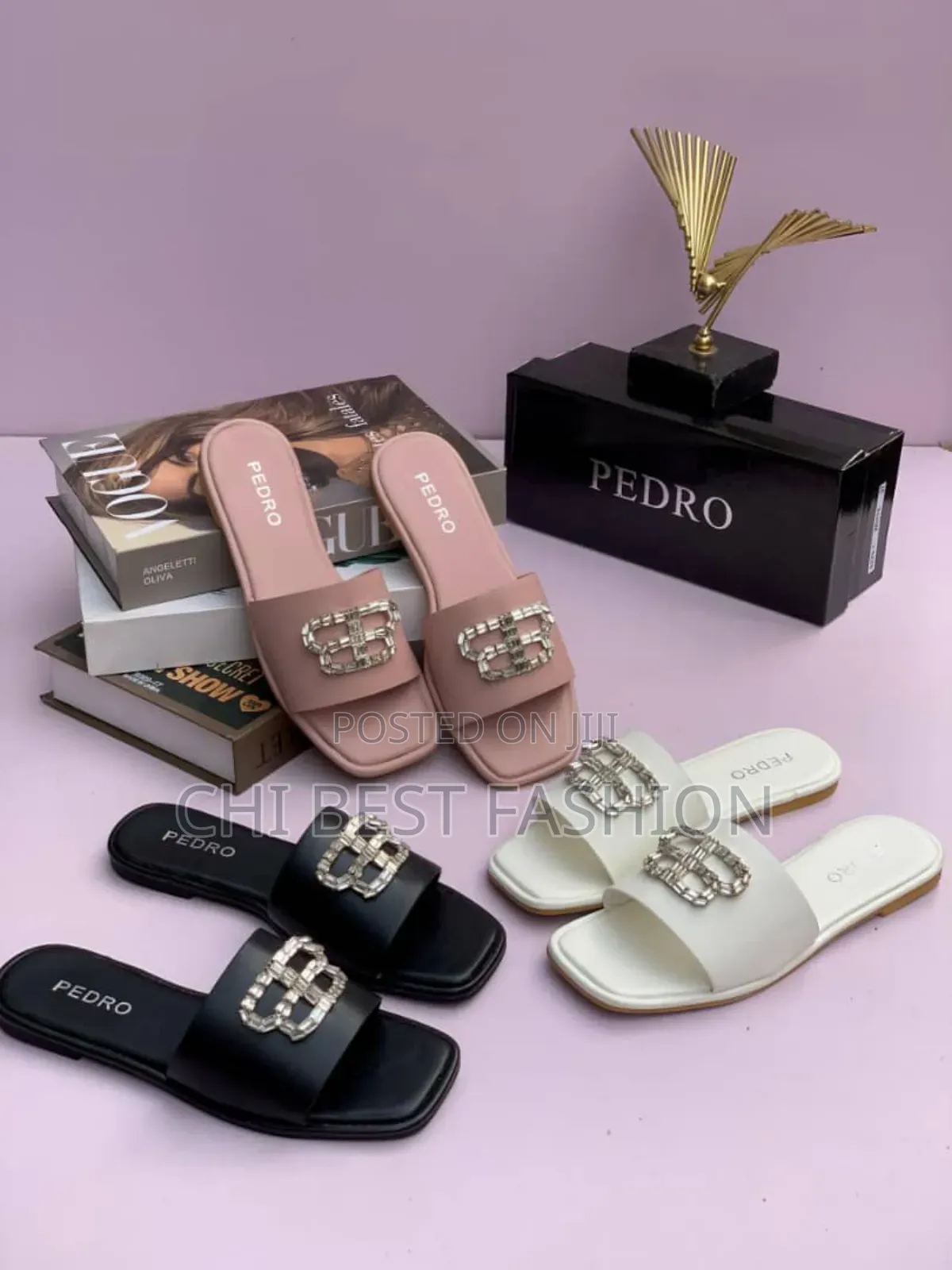 Stone Pedro Slippers for Women and Ladies