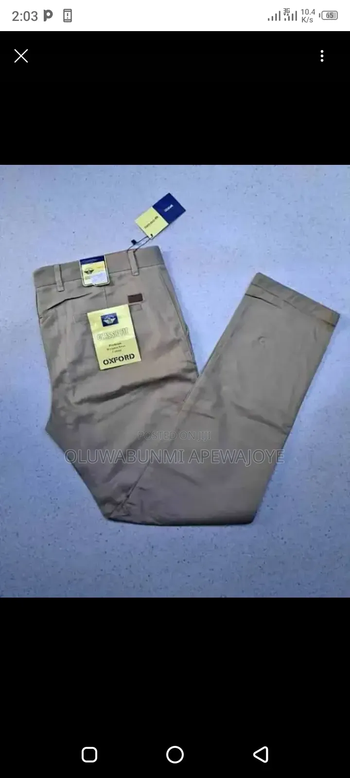 High Quality Oxford Chino