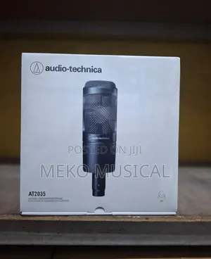 Photo - Audio-Technica At2035 Cardioid Condenser Microphone, Black