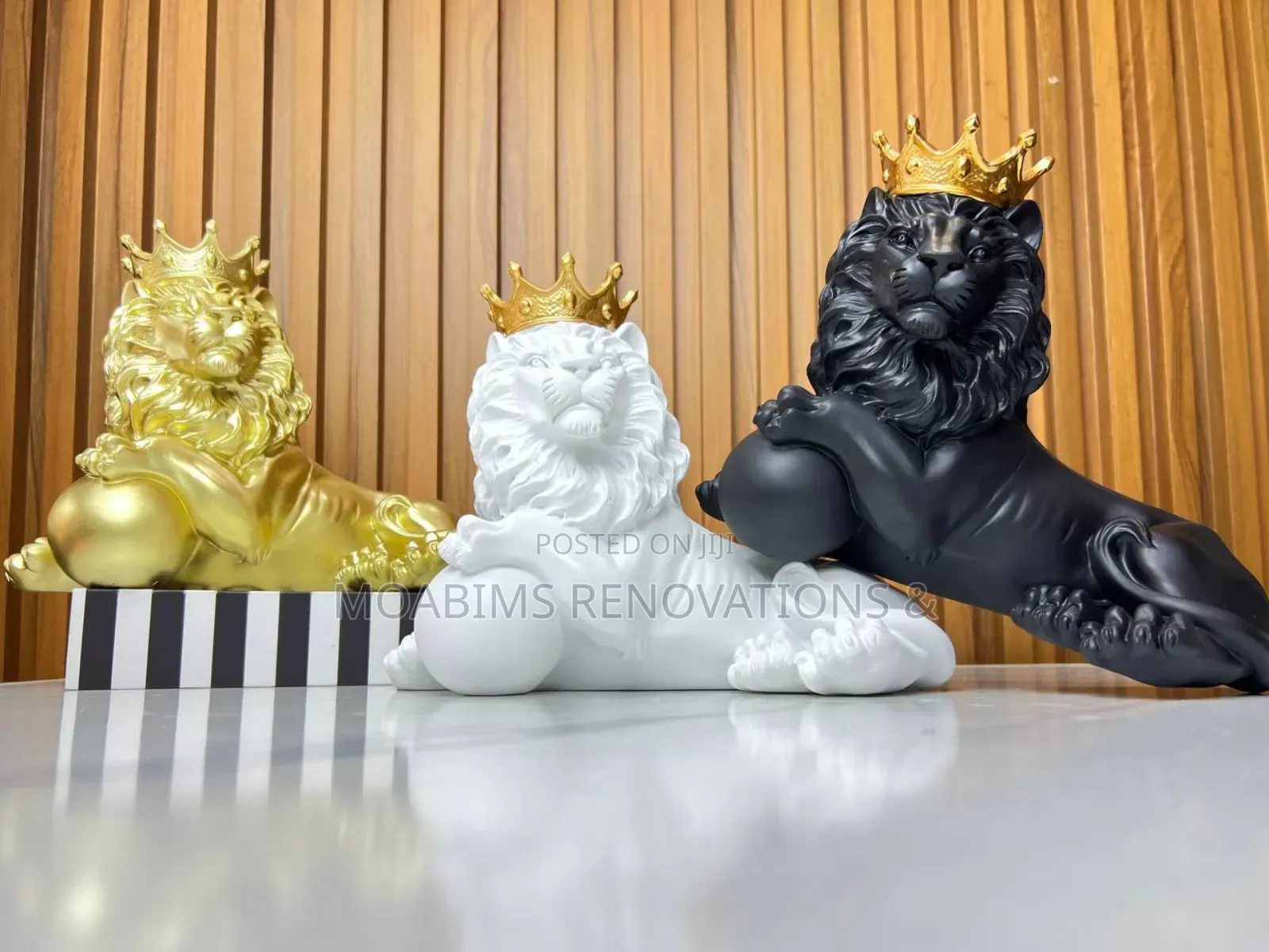 Ball Lion- Sleeping Figurine Decor