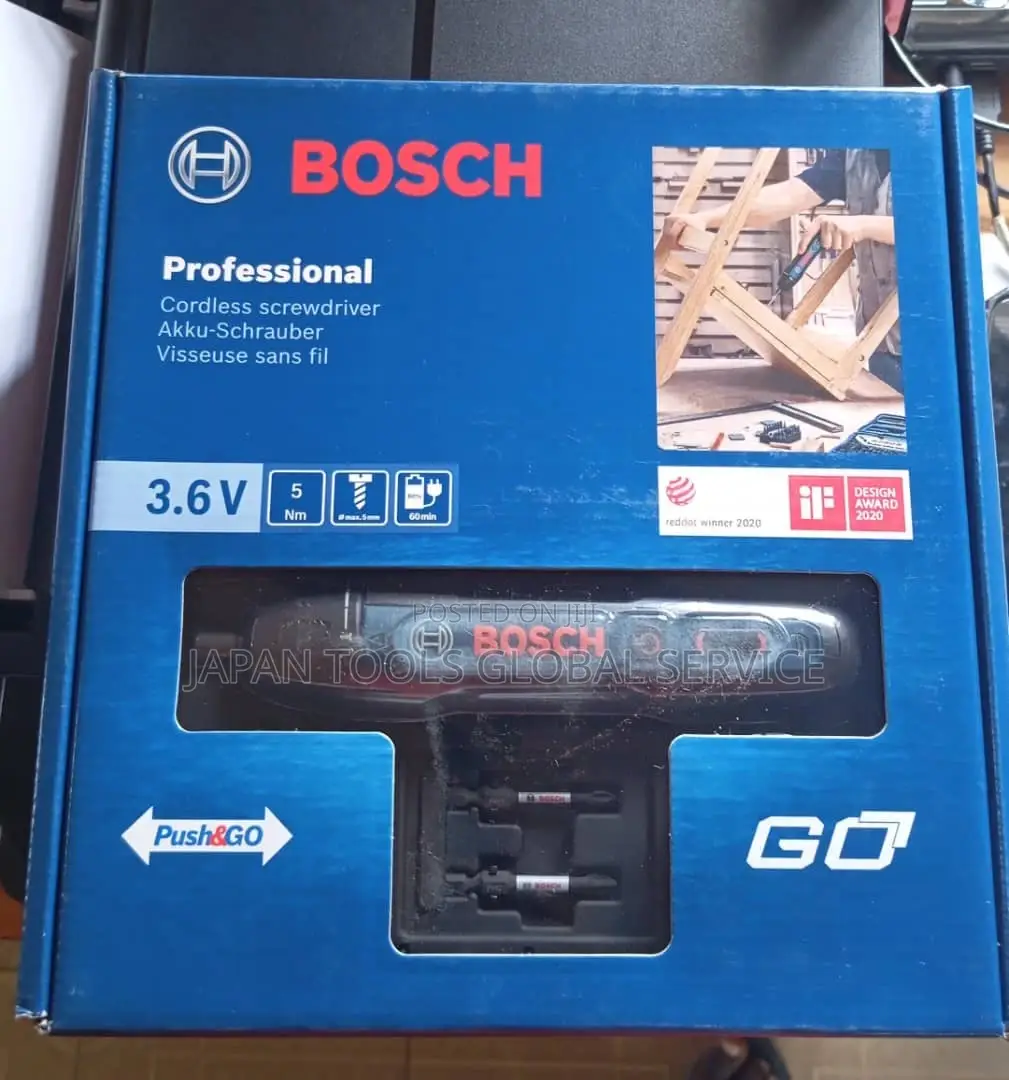 Portable Cordless Screwdriver Bosch