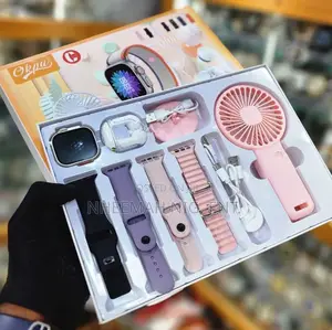 Wrist Watch and Mini Chargeable Hand Fan