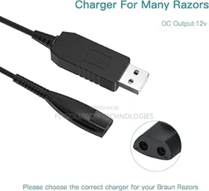 Usb Shaver Charging Cable Dc-12v