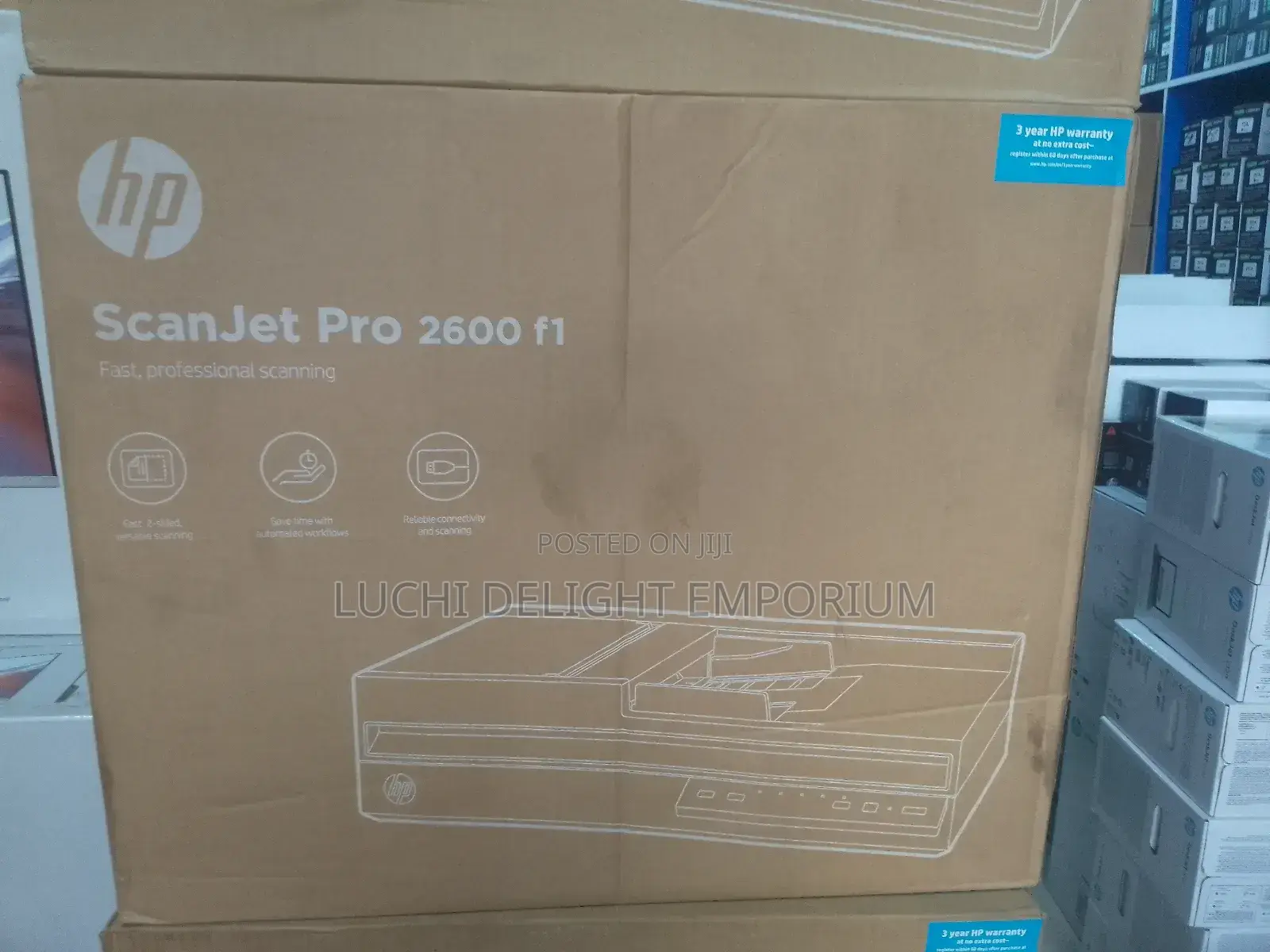 Hp Scanjet Pro 2600 F1, Fast 2-Sided Scanner