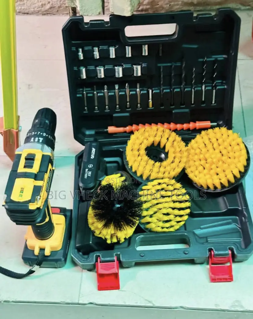 Original Rechargeable Battery Drilling Machine With Brush