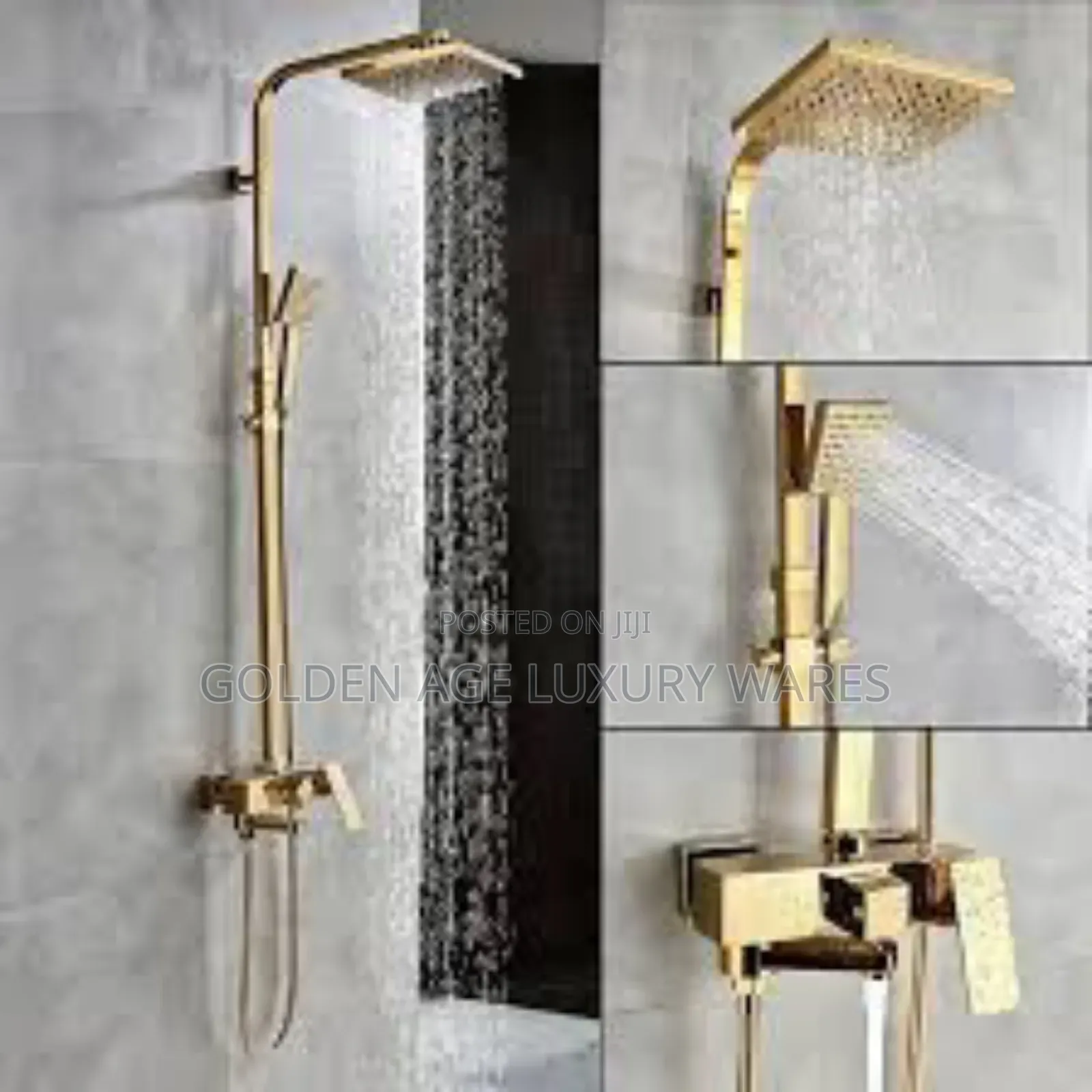 Quality Gold Square Shower