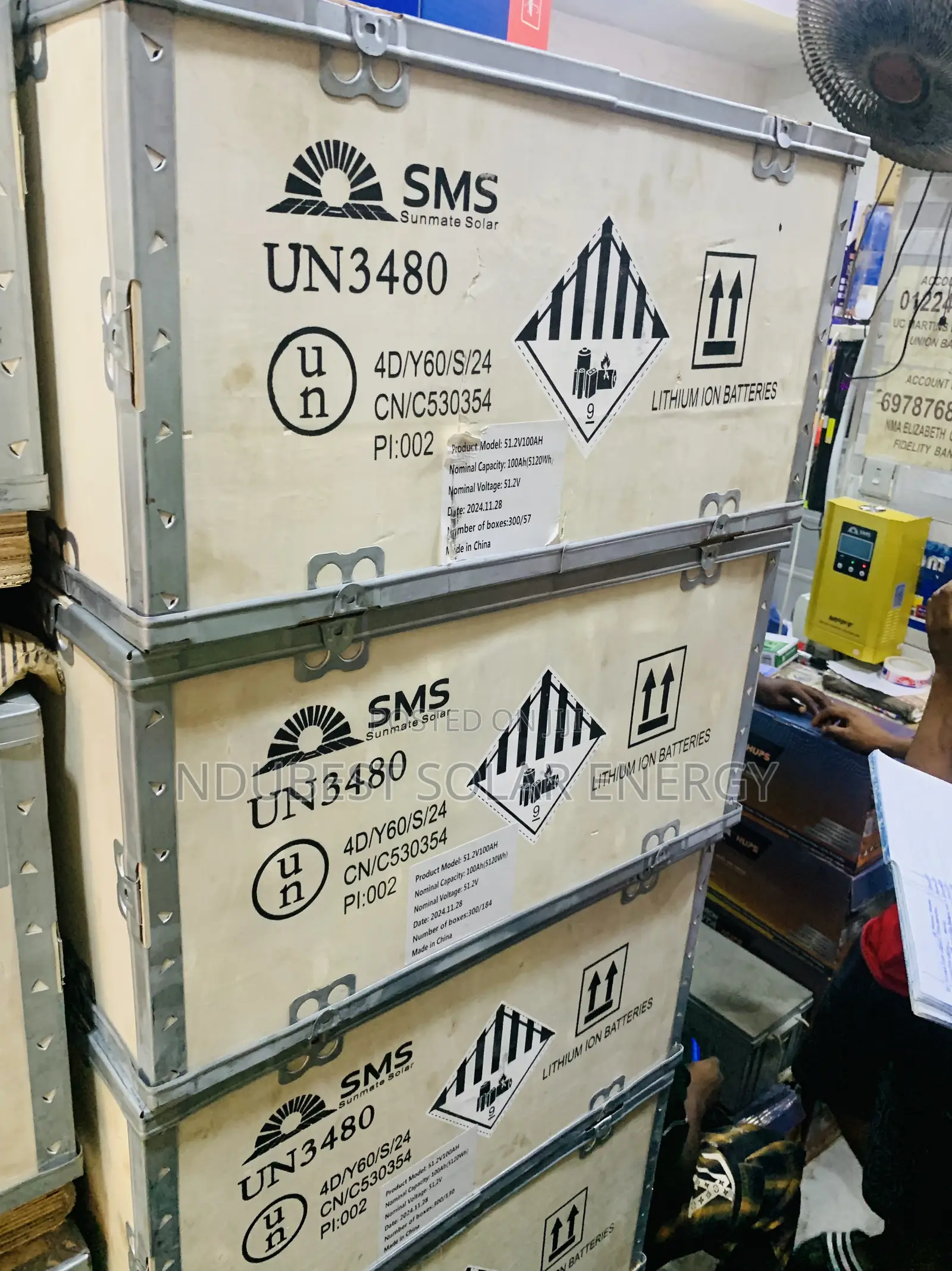 5kwk 51.2v SMS Lithium Ion Battery