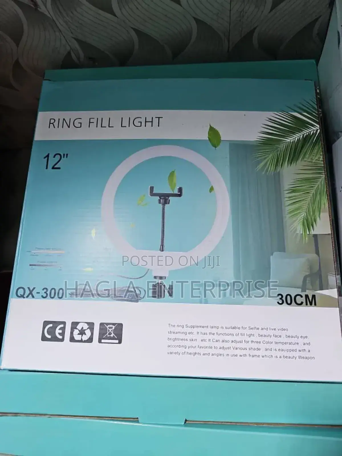 12 Inches Ring Light With Stand