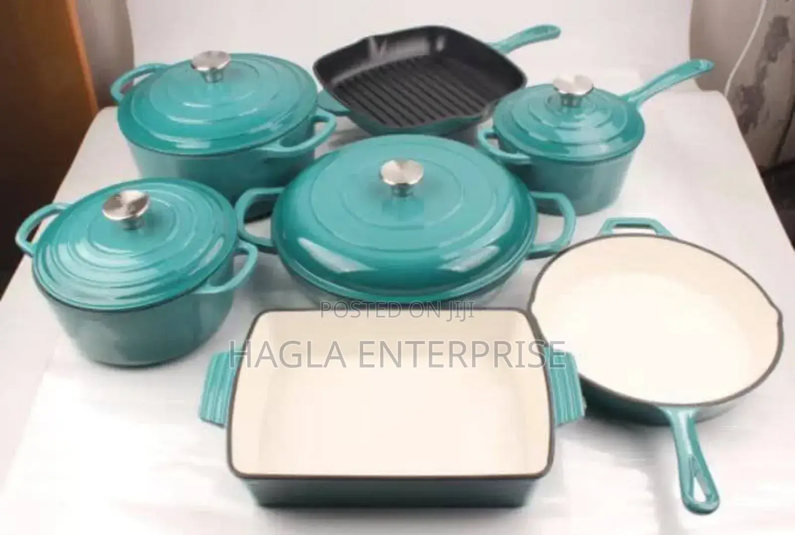 11pcs Cast Iron Pot