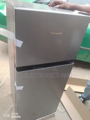 Hisense Refrigerator Double Door Fridge Silver Color