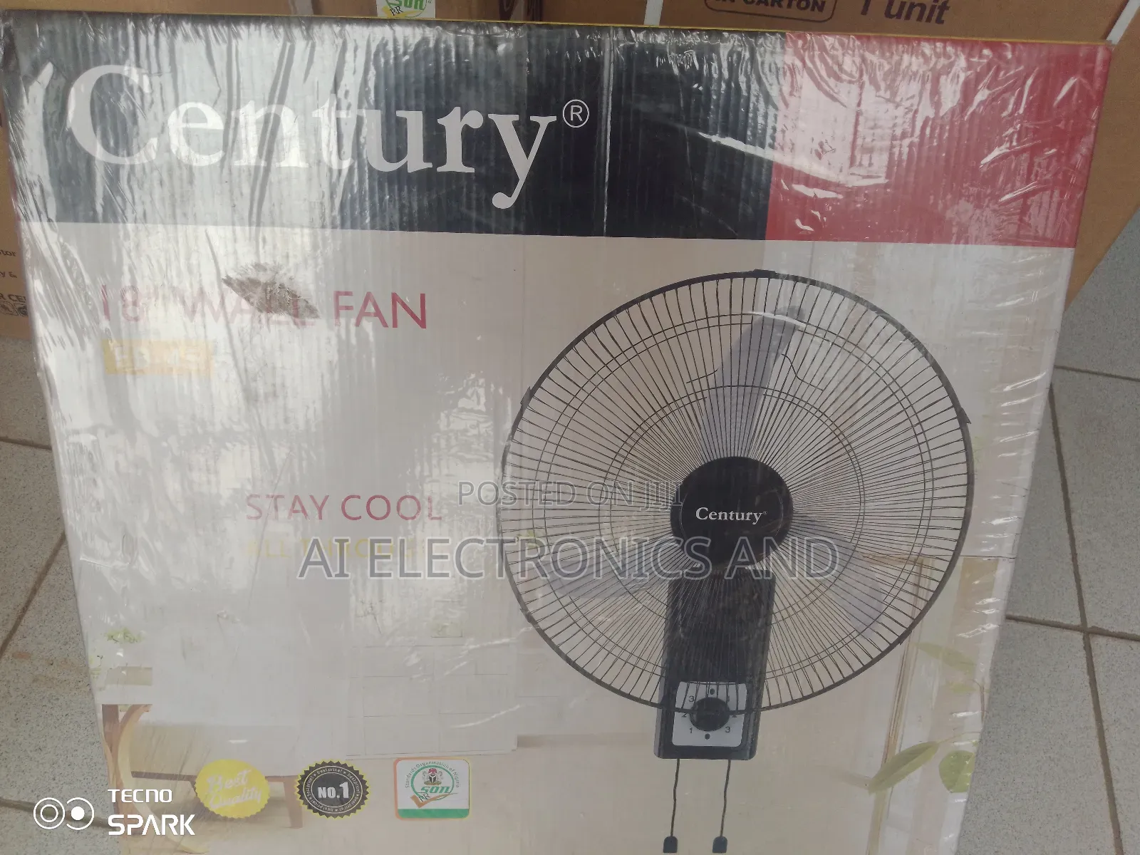 Century Wall Mounted Fan .