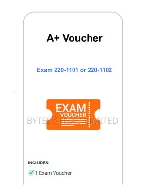 Photo - Comptia A+ (Exam 220-1101 or 220-1102) Voucher