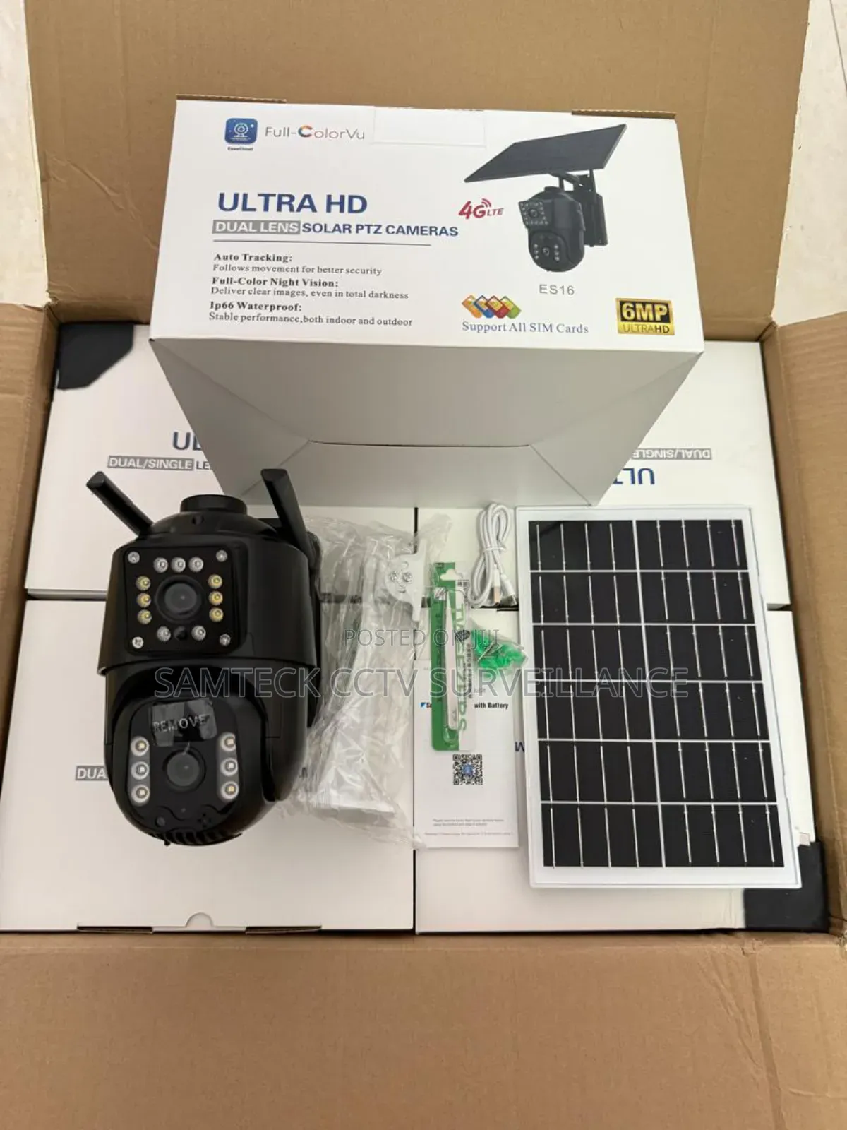 Es16 Dual Lens Solar Camera Esecloud