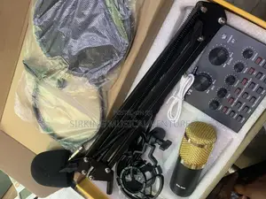 Complete Podcast/Studio Setup With Studio Mic