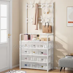 Shoe and Hat Rack With Covers