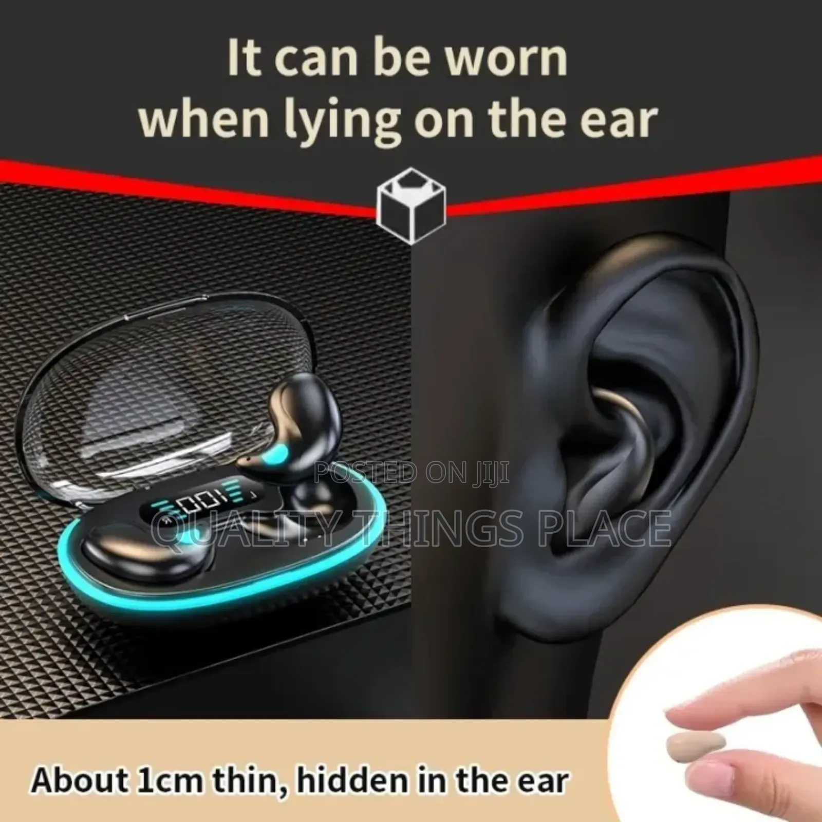 Sleep and Hidden Bluetooth 5.3 Earpod