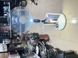 16inches Solar and Rechargeable Fan