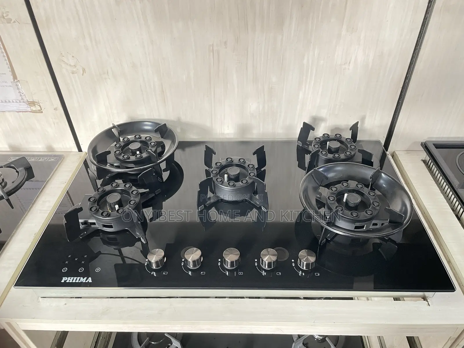 Phiima Five Bunners Inbuilt Gas Hob Cooker
