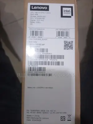New Laptop Lenovo V15 4GB Intel Core i3 SSD 256GB