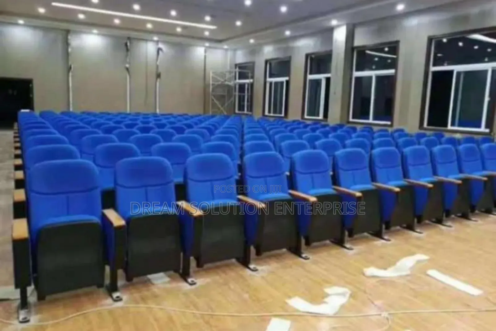 Blue Auditorium Chair
