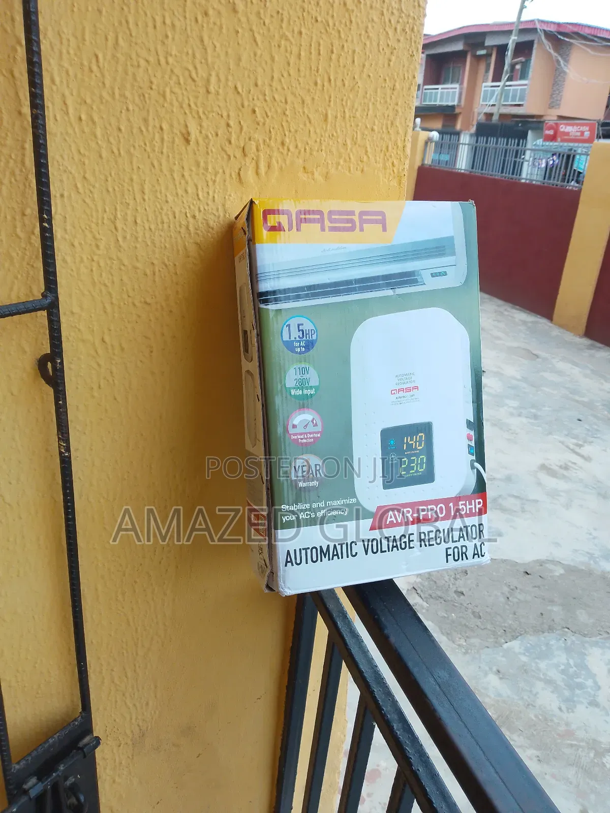 1.5hp Wall Mount Qasa Automatic Voltage Regulator Stabilizer