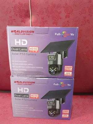 World Vision Hd Dual Lens 4g/5g Lte Solar Ptz Camera 8mp