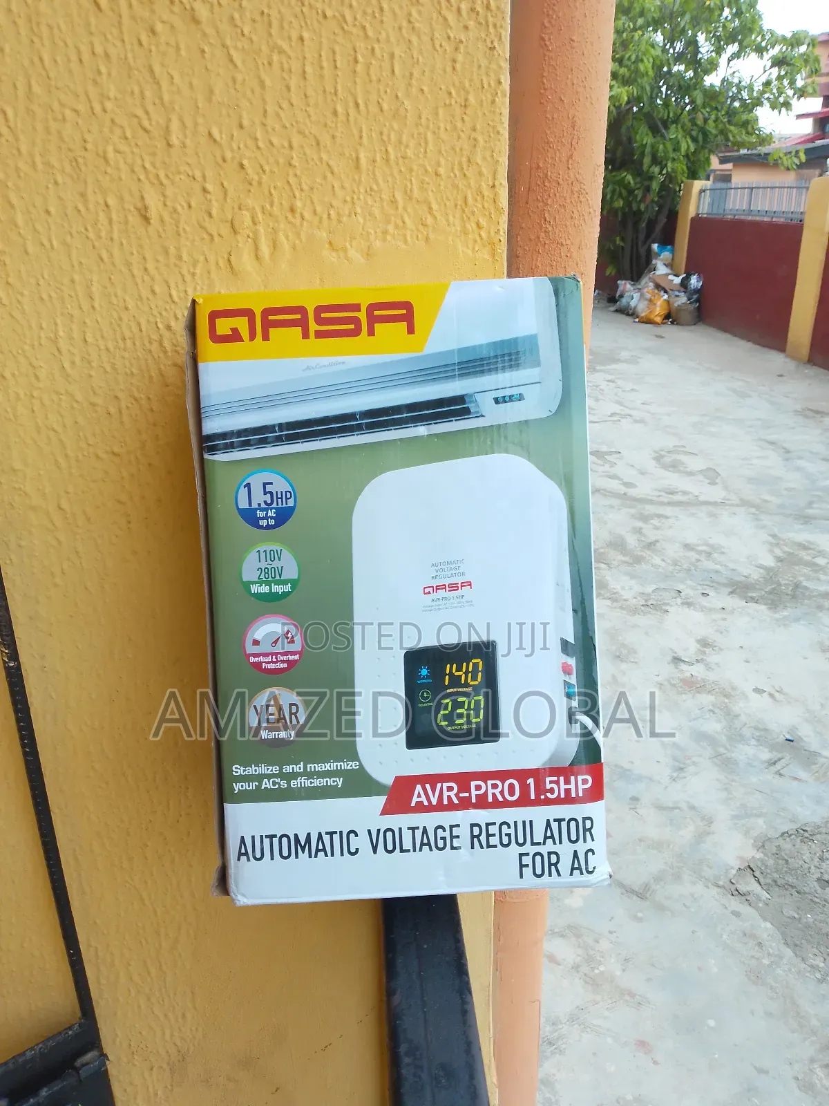 Wall Mount Model Qasa Avr-Pro (1.5hp) Ac