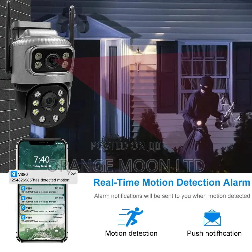 V380 Double Lens 4mp Wifi PTZ Camera