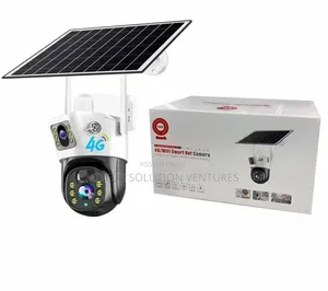 V380 Dual Lens Solar Camera 4g