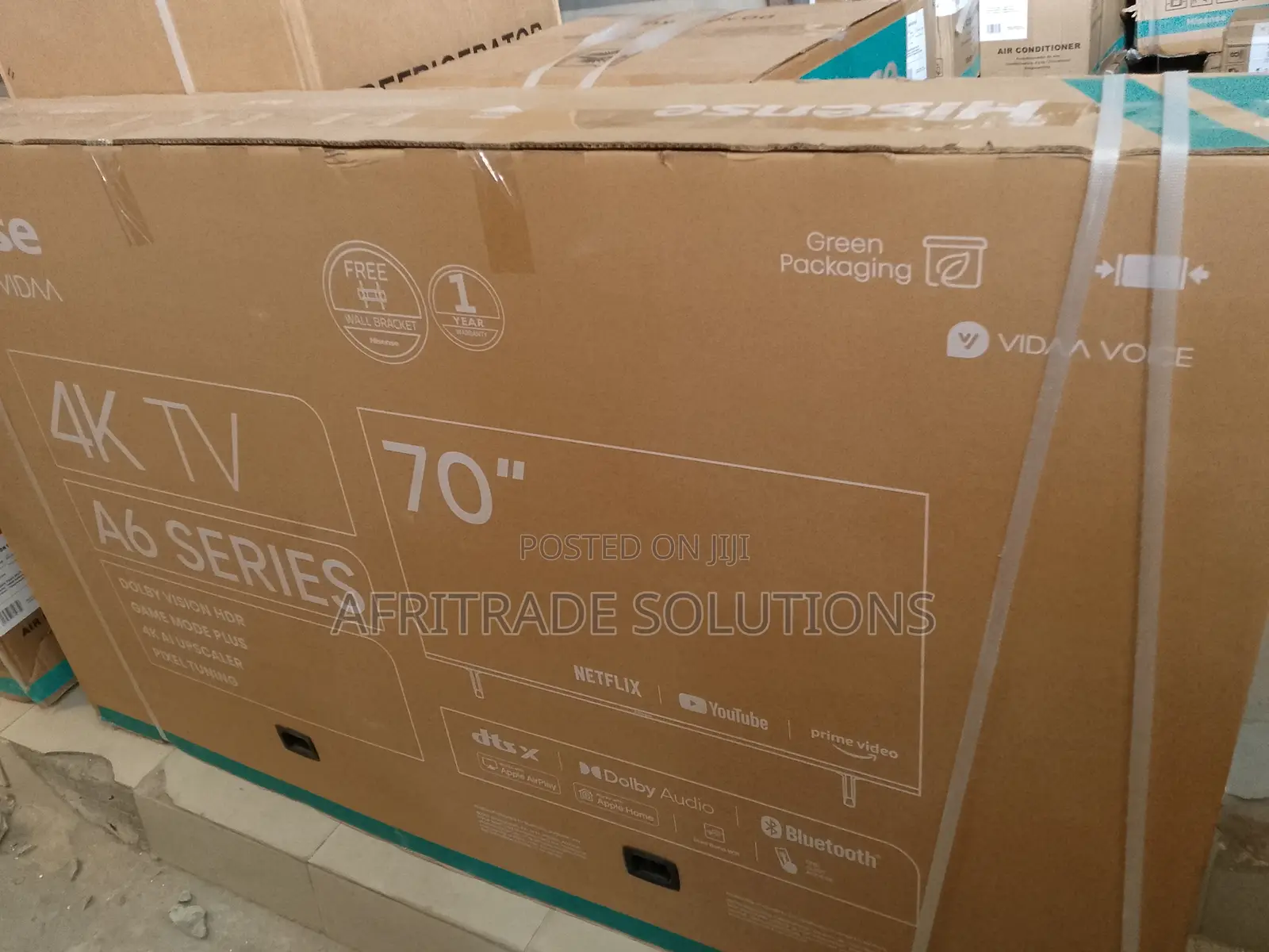 Hisense Smart Led Ultra High Definition Tv (Wall Bracket)