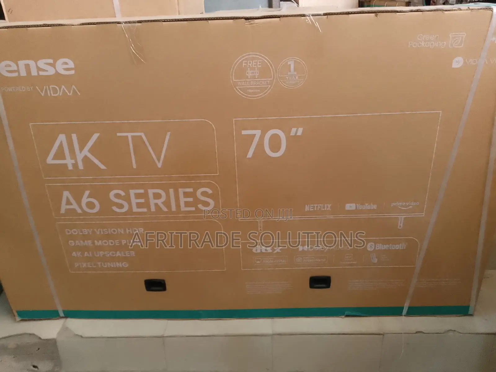 Hisense Smart Led Ultra High Definition Tv (Wall Bracket)