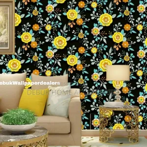 Colourful Floral- Wallpaper