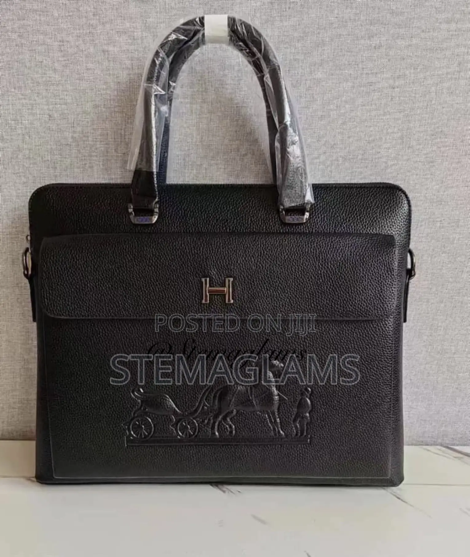 Mont Blanc Laptop Bag With Adjustable Strap