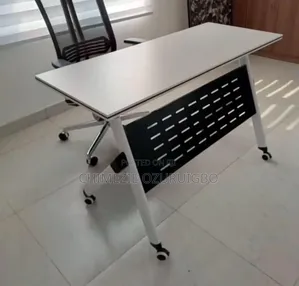 1.2 Meters Foldable White Office Training Table