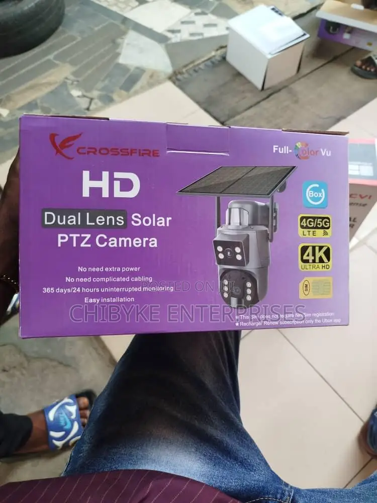 Full-Color Hd Solar PTZ Camera Ubox, With Auto Tracking