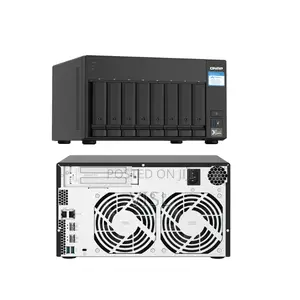 Qnap Ts-832px Nas Tower Ethernet Lan Aluminium, Black