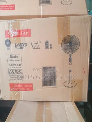 Photo - Professional Solar Standing Fans