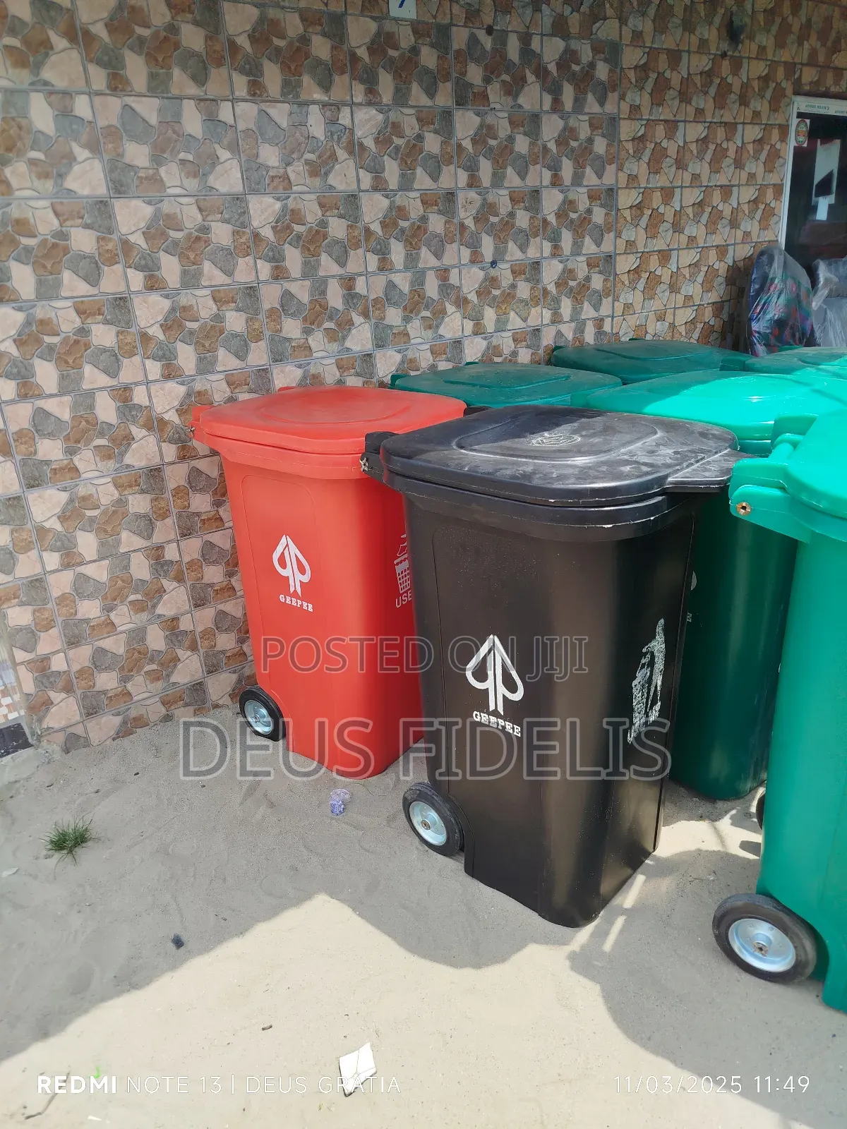 240 Litres Waste Bin