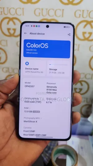 Oppo Reno8 Pro 256 GB Black