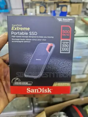 Portable SSD Hard Drive Sandisk 500gb